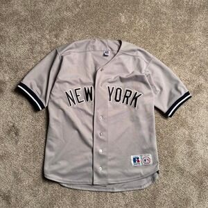 VINTAGE RUSSELL ATHLETIC "NEW YORK YANKEES" BASEBALL JERSEY